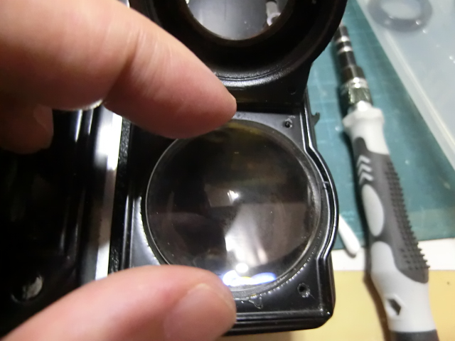 Lens cleaning